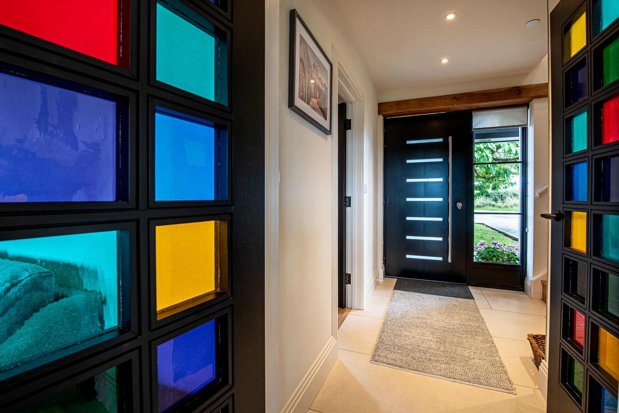 Entrance hallway at Just a Cottage