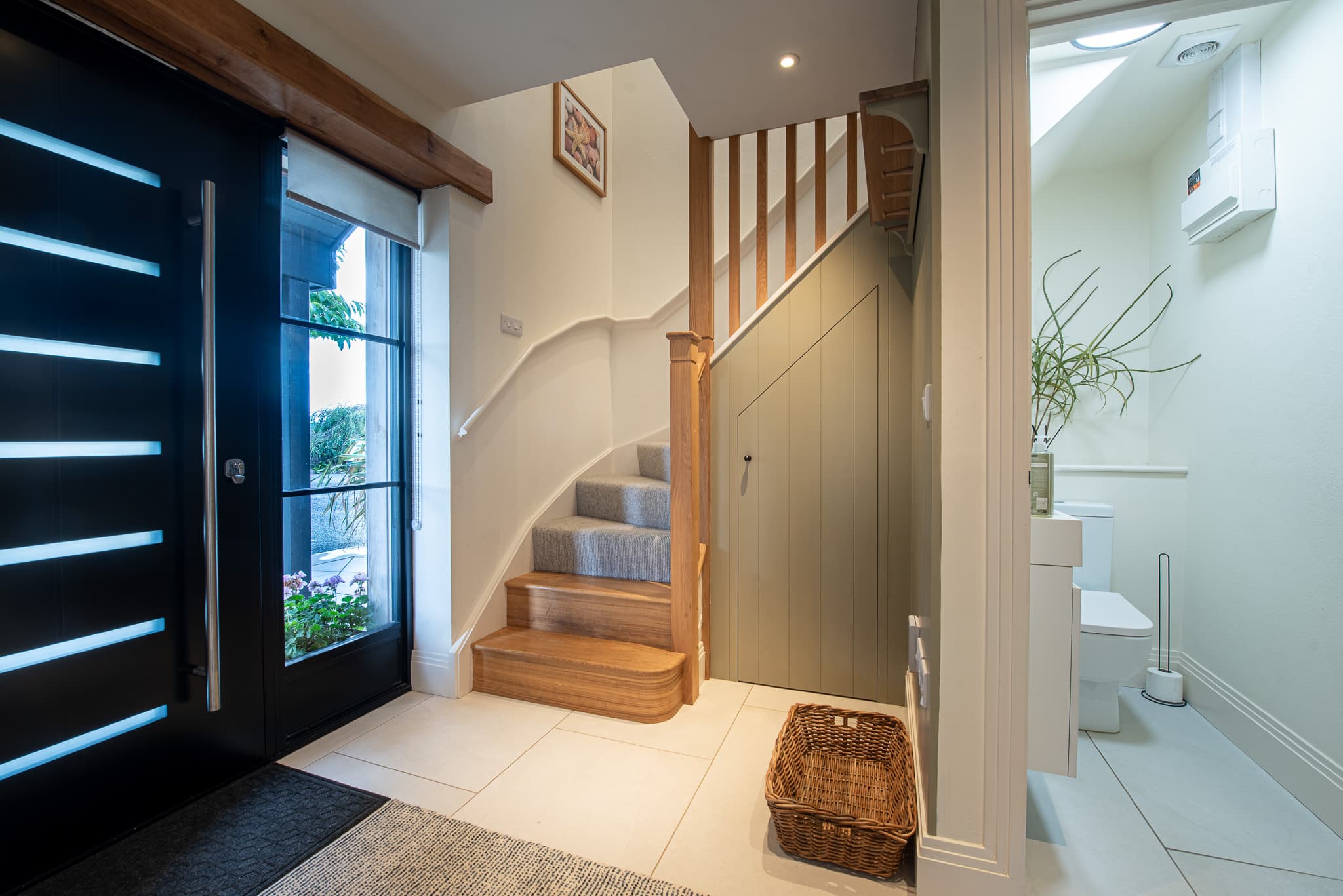 Staircase at Just a Cottage