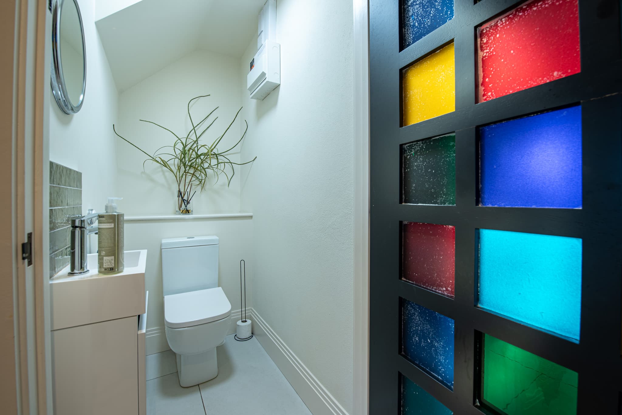 Downstairs WC at Just a Cottage